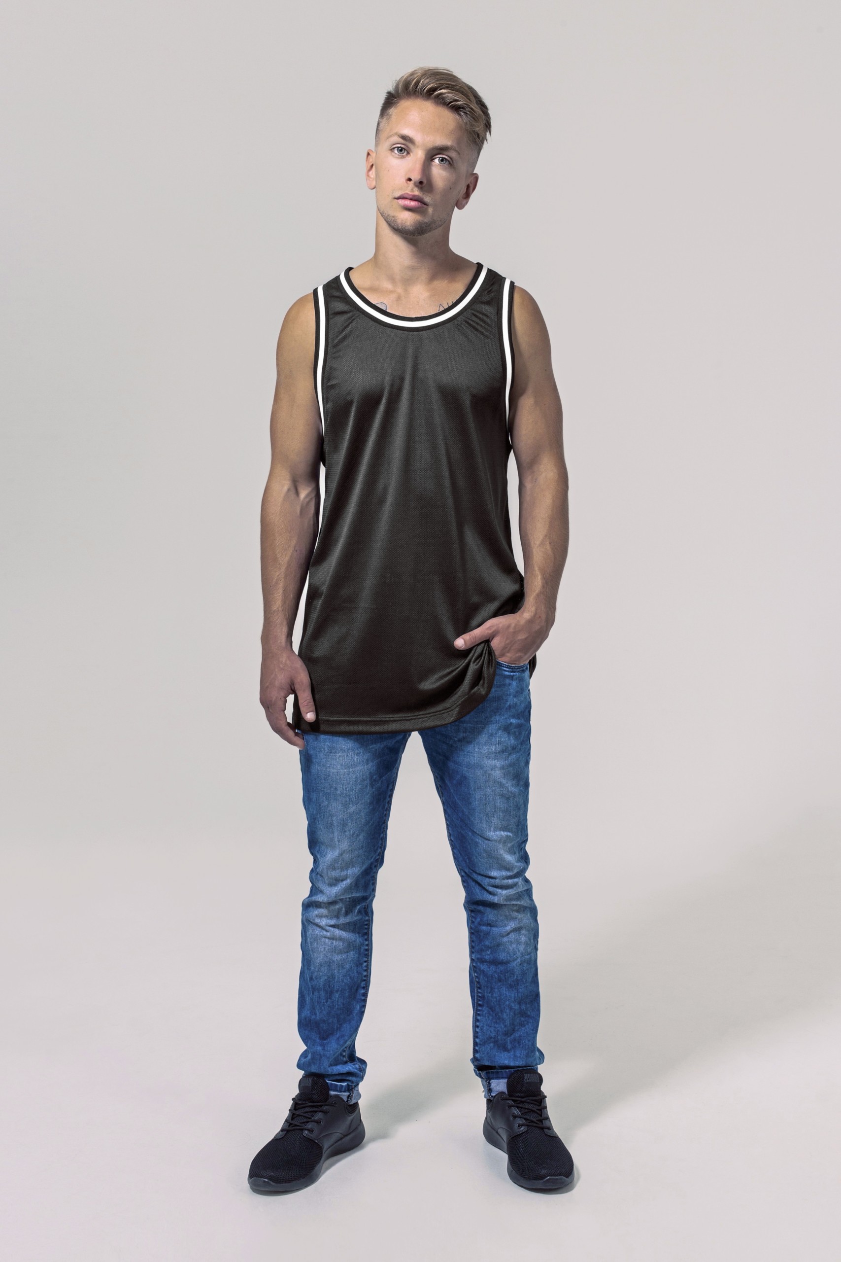 T-Shirts - Build Your Brand - Mesh Tanktop - BY009