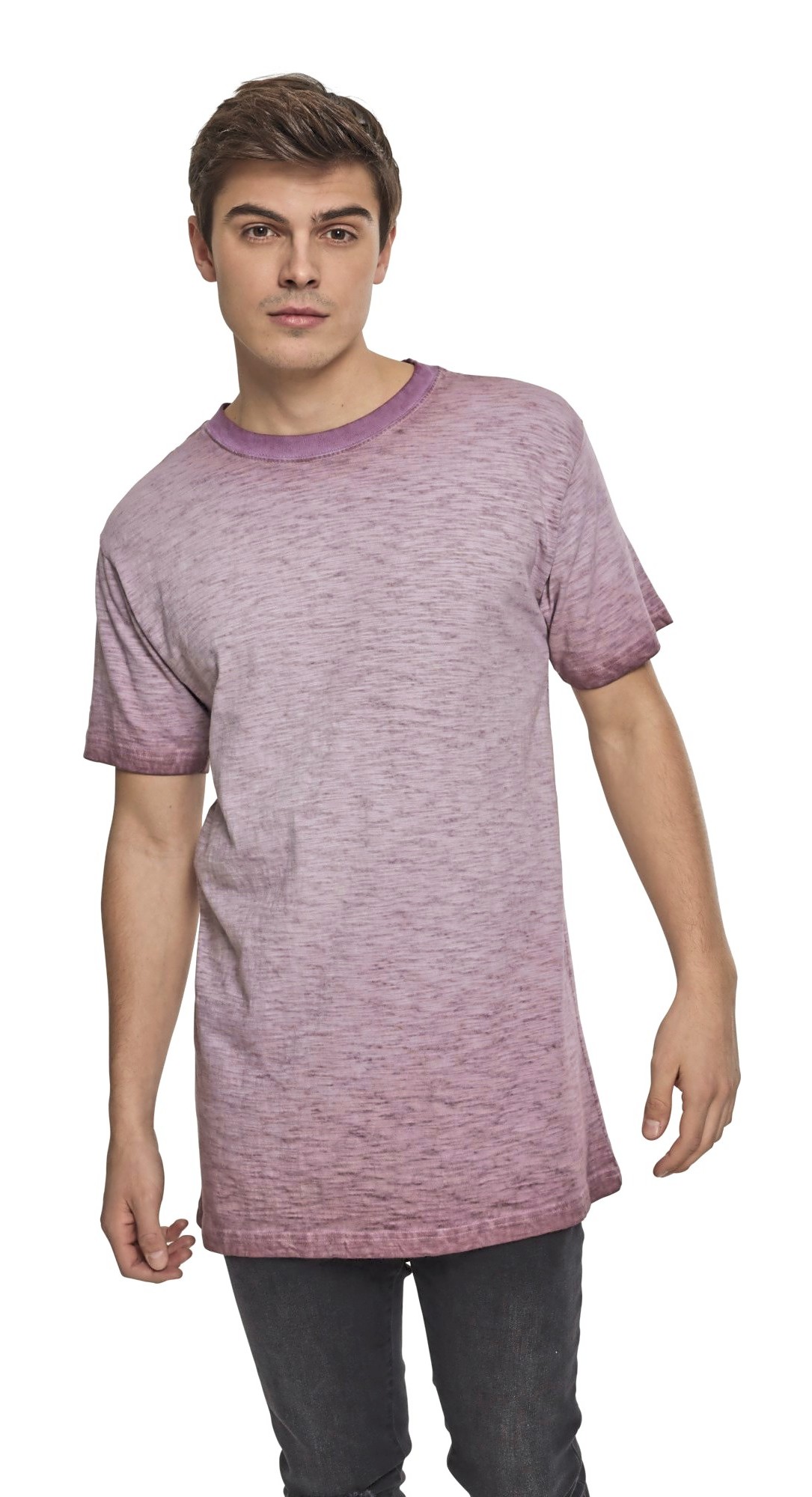 Rundhals Shirts - Build Your Brand - Spray Dye Tee - BY072