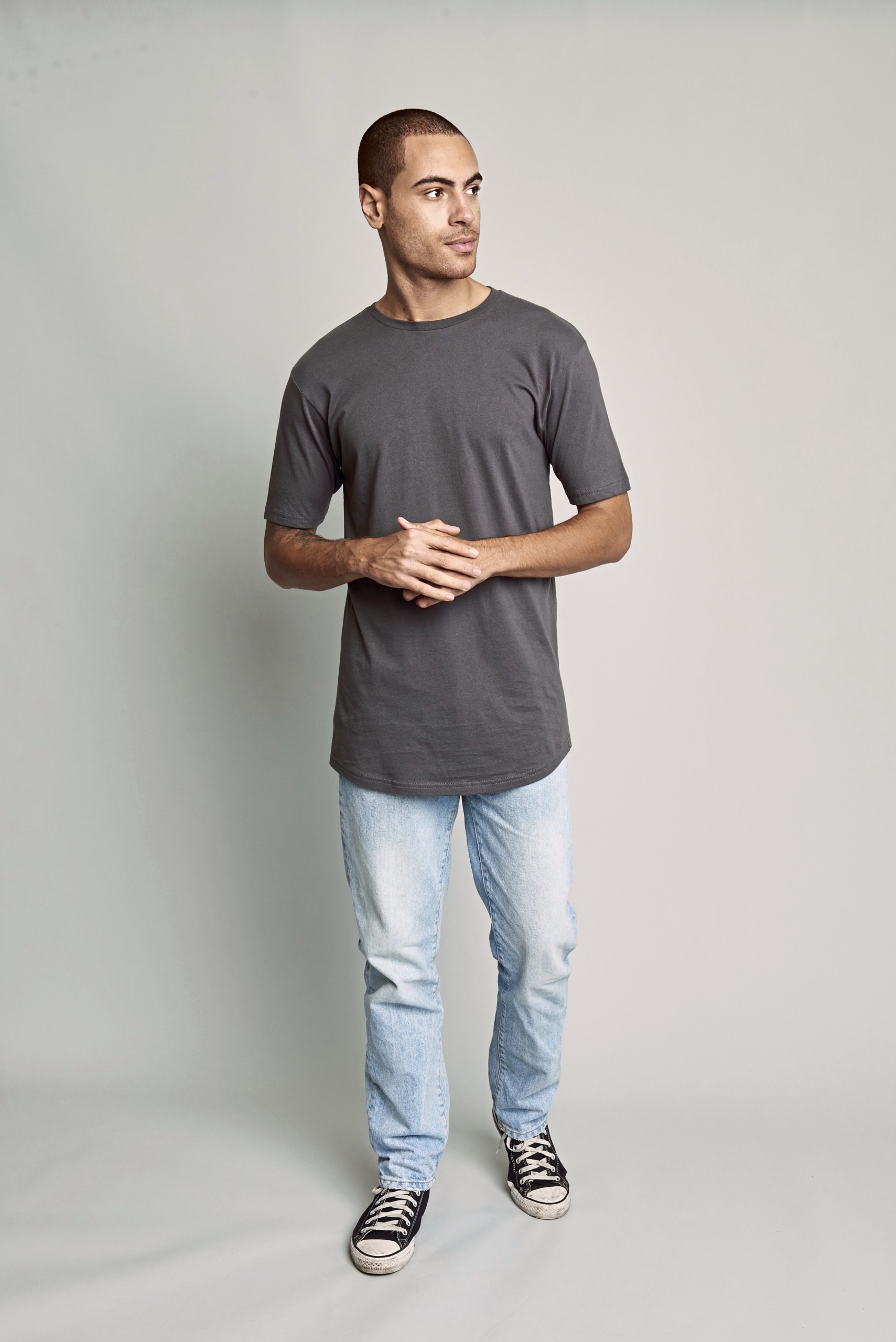 T-Shirts - Next Level Apparel - Men´s Cotton Long Body Crew - NX3602