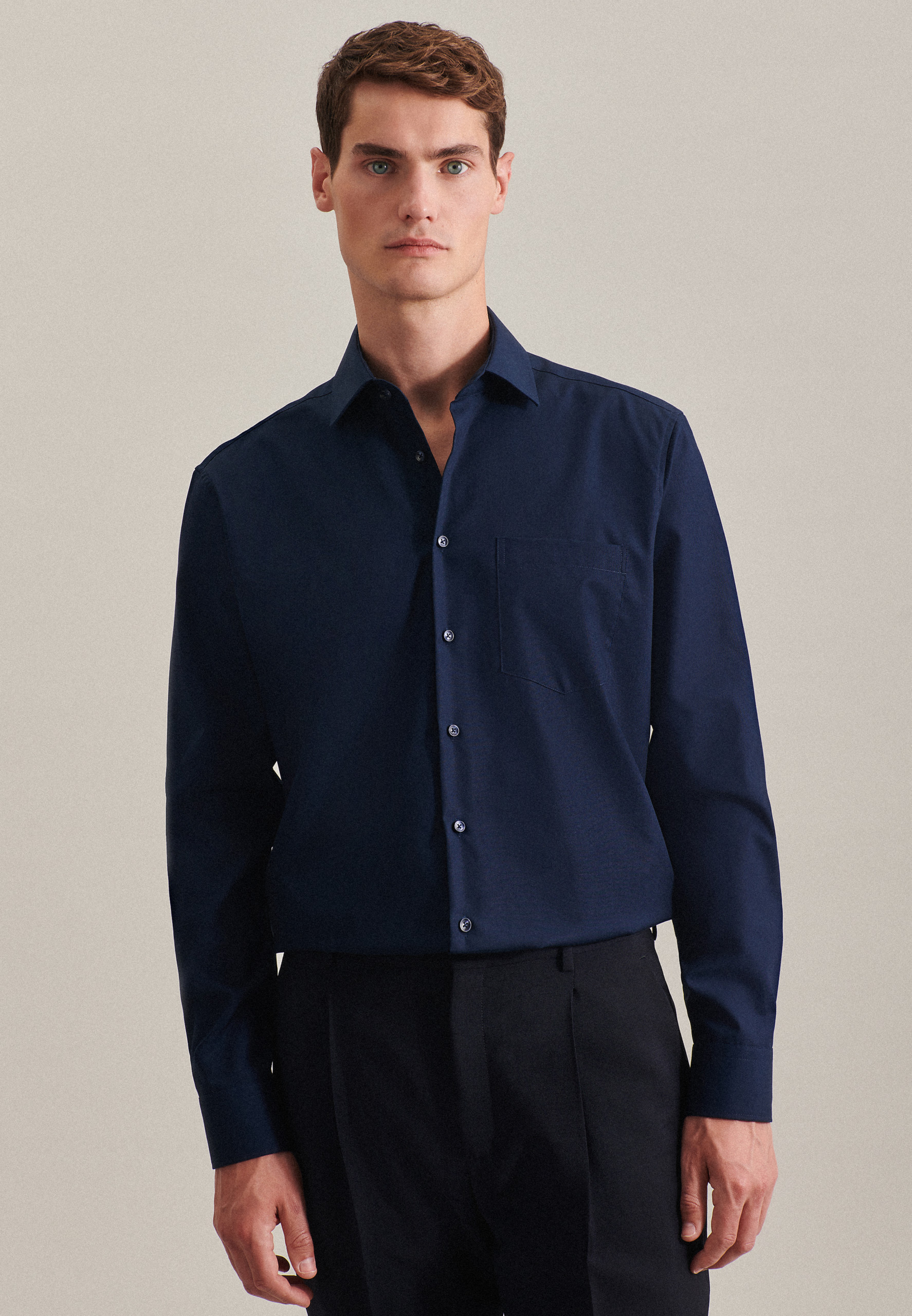 Hemd / Bluse (Diverse) - Seidensticker - Men´s Shirt Regular Fit Long Sleeve - SN003000