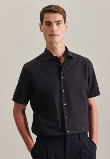 LS - Business | Hemden &amp; Blusen (Diverse) - Seidensticker - Men´s Shirt Shaped Fit Short Sleeve - SN021001