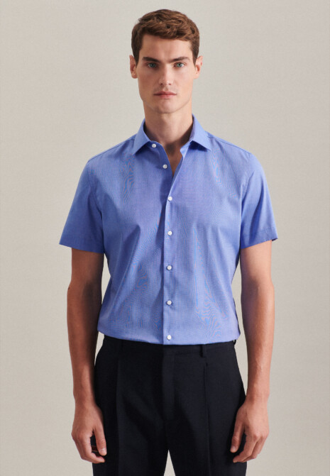 LS - Hemden - Seidensticker - Men´s Shirt Slim Fit Short Sleeve - SN666261