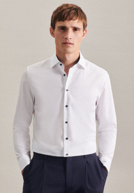 LS - Hemden - Seidensticker - Men´s Shirt Poplin Slim Fit Long Sleeve - SN693690