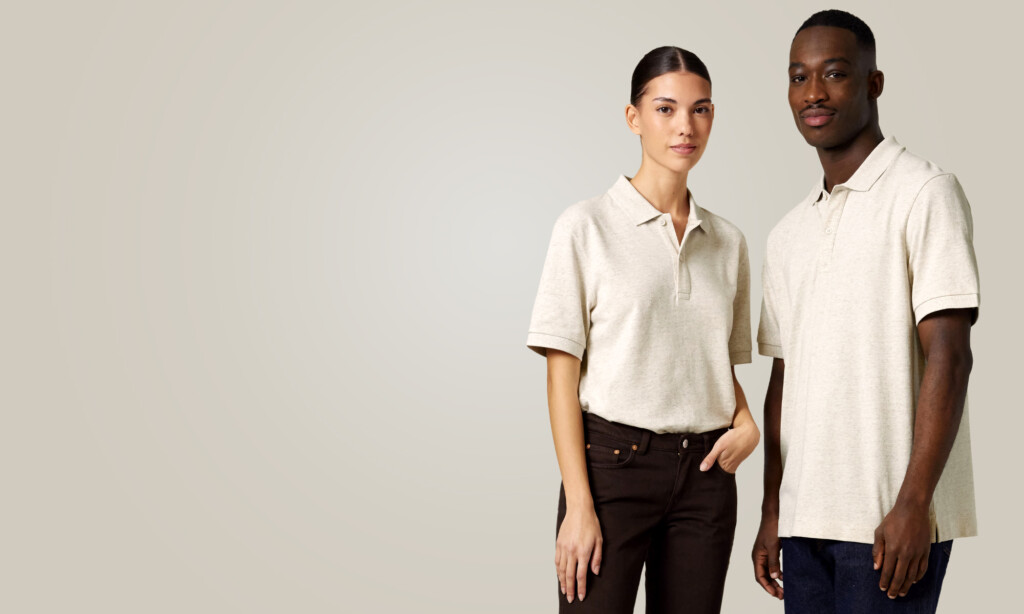 Poloshirts aus 100% Baumwolle, Mischgewebe und Langarm Polohemden