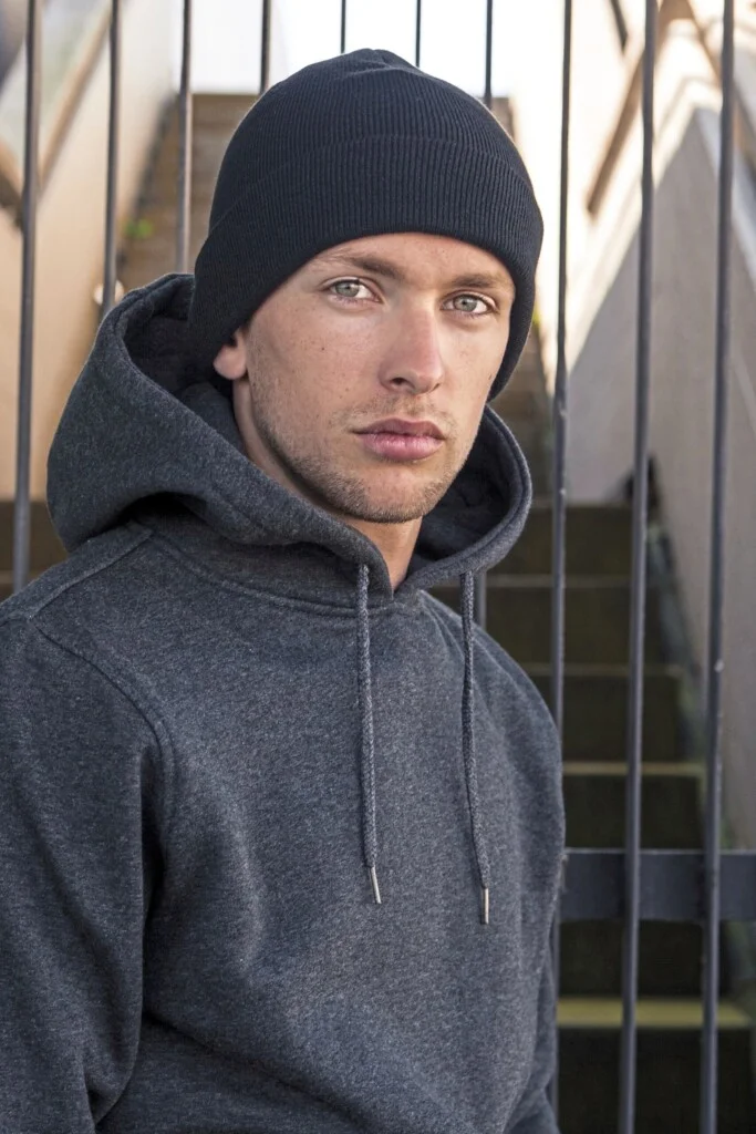 BUILD YOUR BRAND Heavy Knit Beanie | BY001