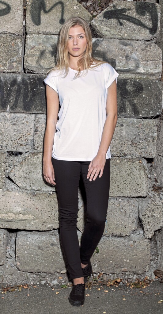 BUILD YOUR BRANDLadies´ Extended Shoulder Tee | BY021