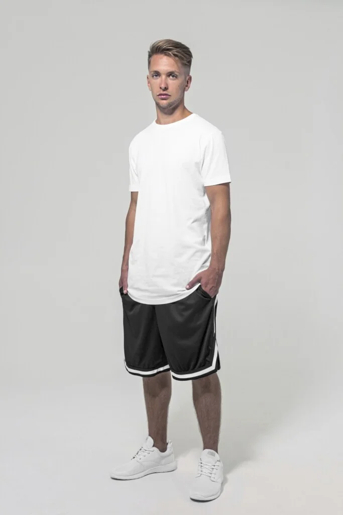 Two-tone Mesh Shorts