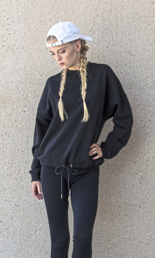 BUILD YOUR BRAND Ladies´ Oversize Crewneck | BY058