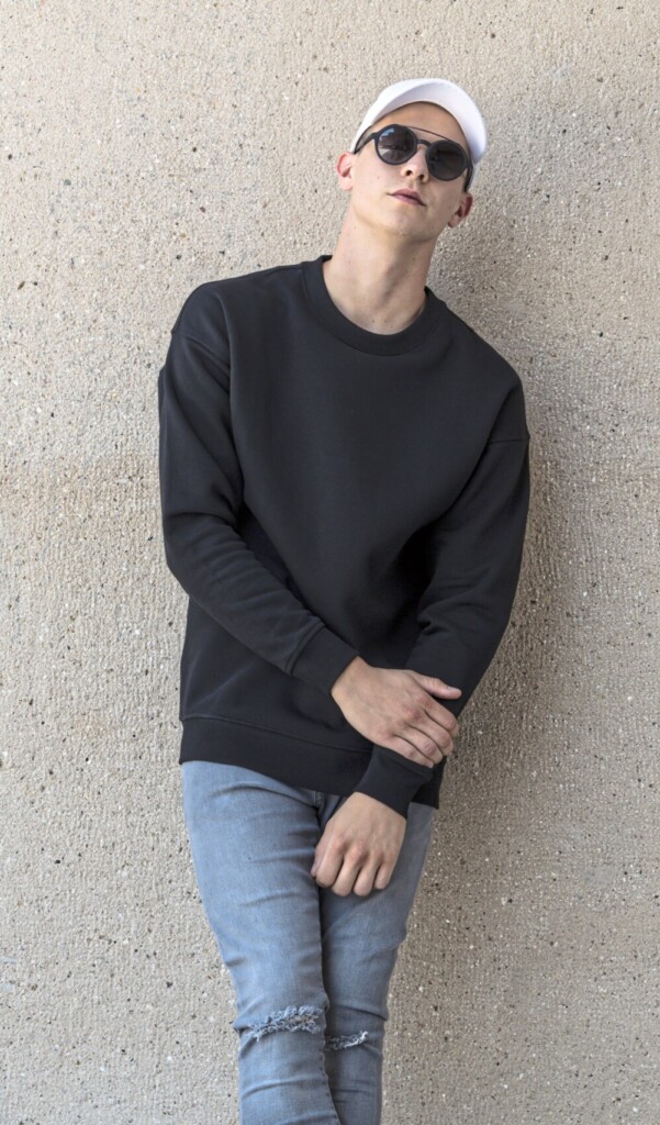 BUILD YOUR BRAND Sweat Crewneck | BY075