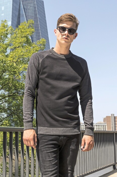 Raglan Crewneck BUILD YOUR BRAND BY076