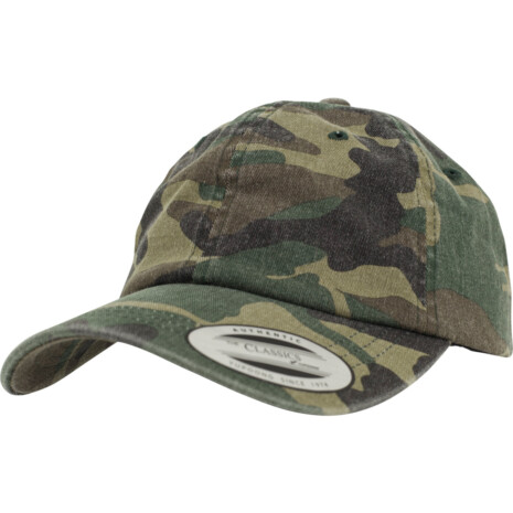 Low Profile Camo Washed Cap FLEXFIT FX6245CW