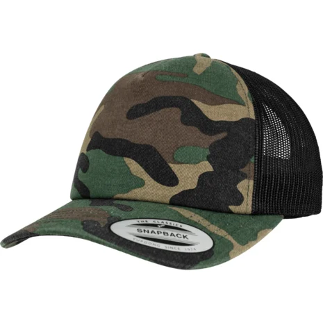 FLEXFIT Camo Trucker Cap FX6606C Camo Trucker Cap FLEXFIT FX6606C