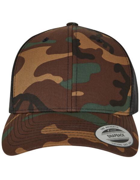 Retro Trucker Camo Cap FLEXFIT FX6606CA