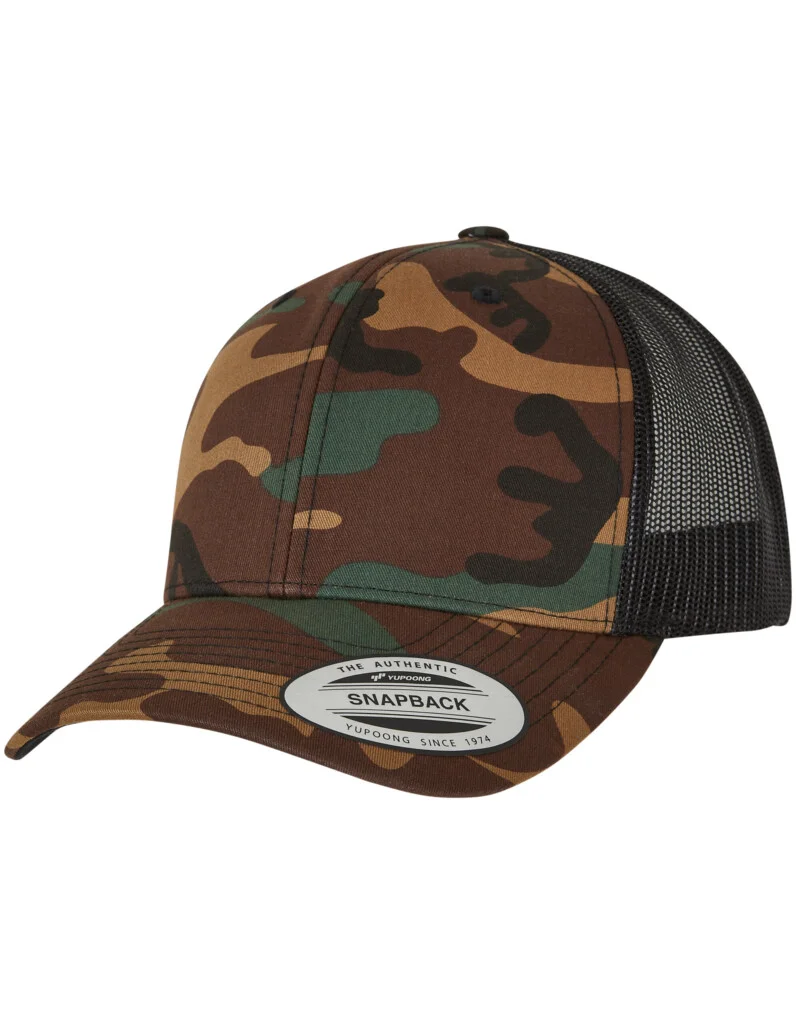 FLEXFIT Retro Trucker Camo Cap | FX6606CA