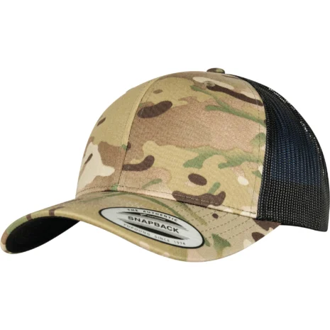 Retro Trucker Multicam Cap FLEXFIT FX6606MC