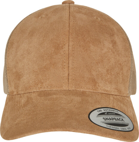 Suede Leather Trucker Cap FLEXFIT FX6606SU