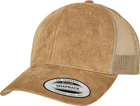 Suede Leather Trucker Cap FLEXFIT FX6606SU