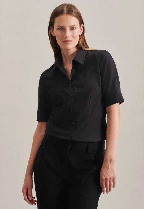 SEIDENSTICKER Women´s Blouse Slim Fit Short Sleeve SN080614 Women´s Blouse Slim Fit Short Sleeve SEIDENSTICKER SN080614