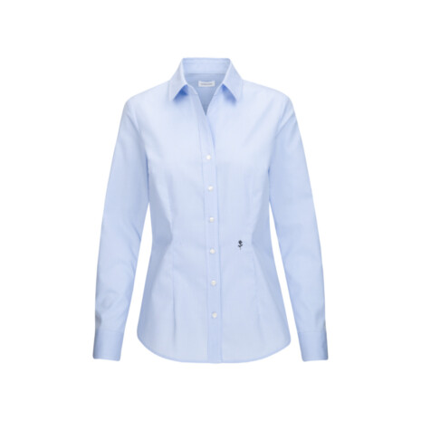 Women's Blouse Slim Fit Check/Stripes Long Sleeve SEIDENSTICKER SN080619