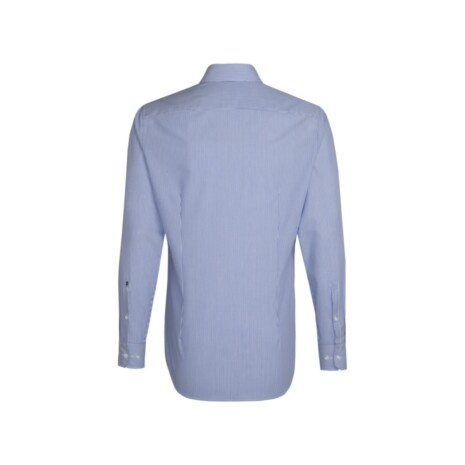 Men's Shirt 2 Shaped Check/Stripes Long Sleeve SEIDENSTICKER SN293600