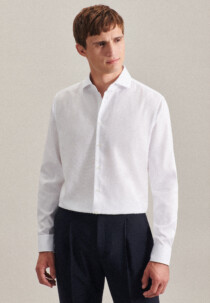 SeidenstickerMen´s Shirt Slim Fit Oxford Longsleeve | SN693677
