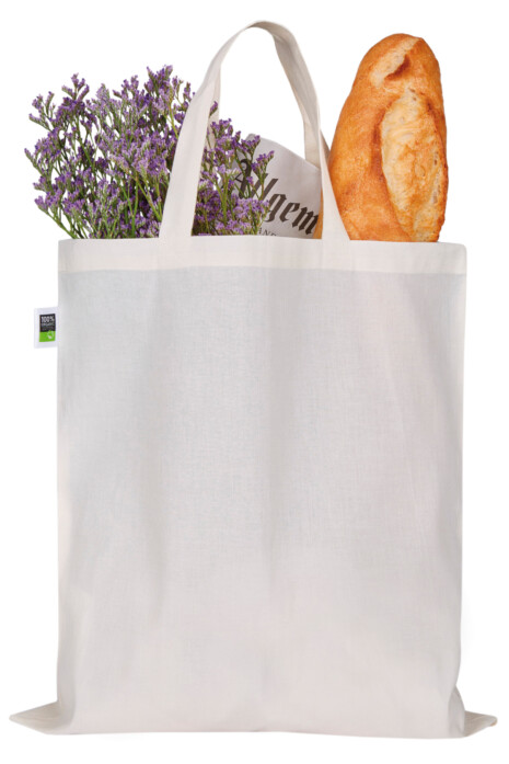 Fairtrade Cotton Bag Short Handles PRINTWEAR XT500N