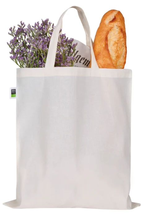 Fairtrade Cotton Bag Short Handles PRINTWEAR XT500N