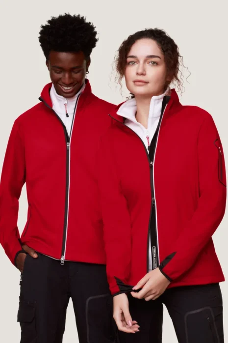 HAKRO Damen Light-Softshelljacke Sidney HK256 rot Damen Light-Softshelljacke Sidney HAKRO rot HK256
