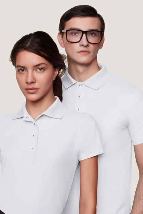 HAKRO Women's Polo Shirt COOLMAX® HK206 white Women's Polo Shirt COOLMAX® HAKRO white HK206