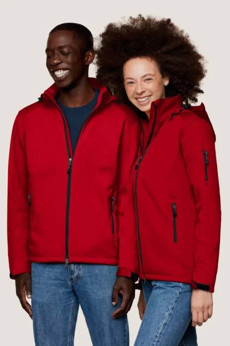 HAKRO Damen Softshelljacke Alberta HK248 rot Damen Softshelljacke Alberta HAKRO rot HK248