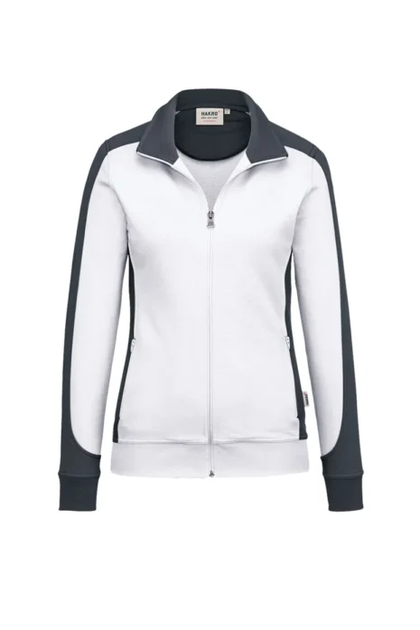 Damen Sweatjacke Contrast MIKRALINAR® HAKRO HK277