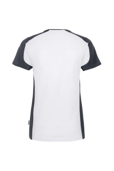HAKRO women's V-shirt contrast MIKRALINAR® HK190 Women's V-shirt Contrast MIKRALINAR® HAKRO HK190