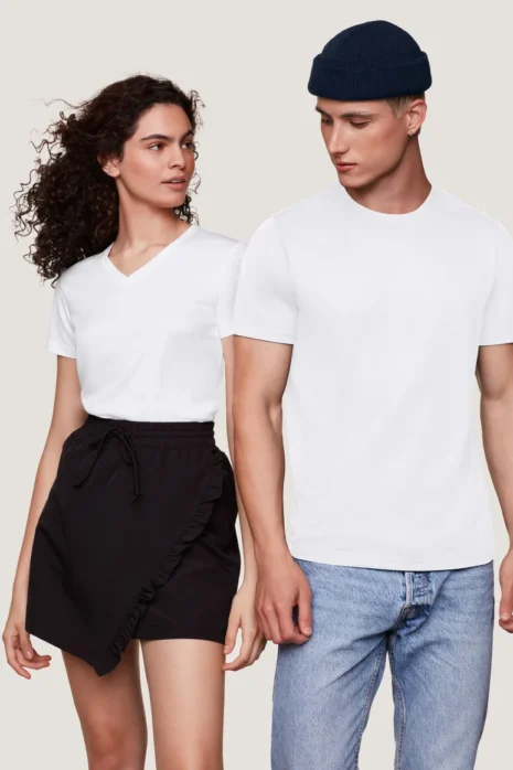 HAKRO Damen V-Shirt COOLMAX® HK187 weiß Damen V-Shirt COOLMAX® HAKRO weiß HK187