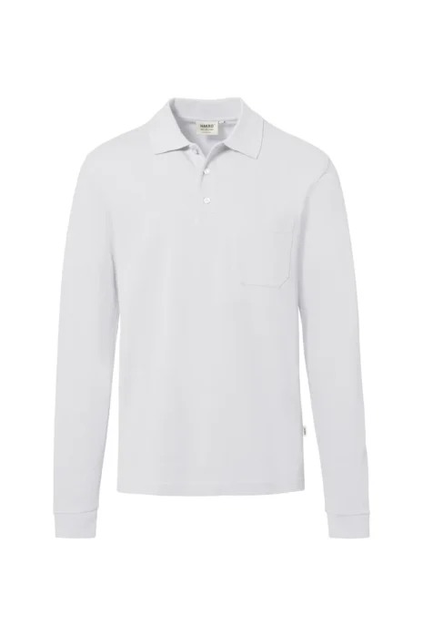 HAKRO Longsleeve-Pocket-Poloshirt Top HK809 Longsleeve-Pocket-Poloshirt Top HAKRO HK809