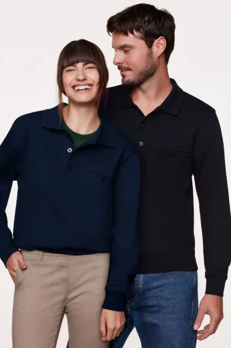 HAKRO Pocket-Sweatshirt Premium HK457 schwarz Pocket-Sweatshirt Premium HAKRO schwarz HK457