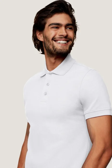 HAKRO Poloshirt Classic HK810 weiß Poloshirt Classic HAKRO weiß HK810