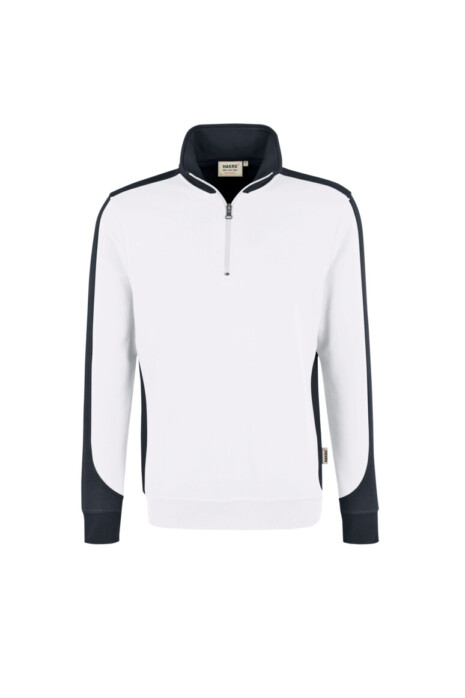 HAKRO zip sweatshirt Contrast MIKRALINAR® HK476 Contrast zip sweatshirt MIKRALINAR® HAKRO HK476