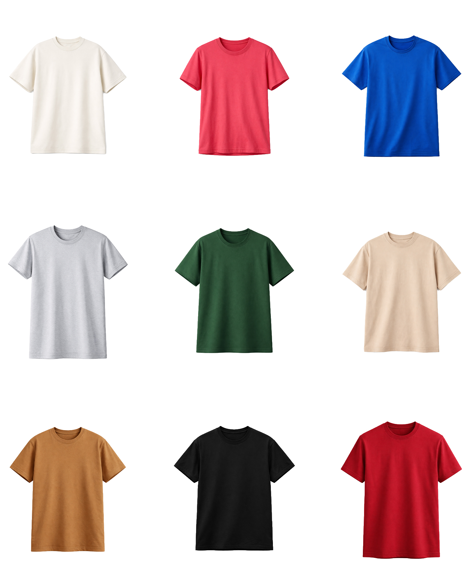 T-Shirt Produktion Portugal / Farbauswahl