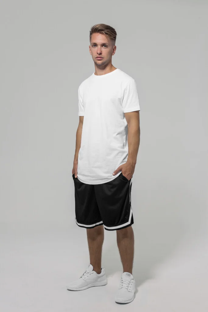 Two-tone Mesh Shorts
