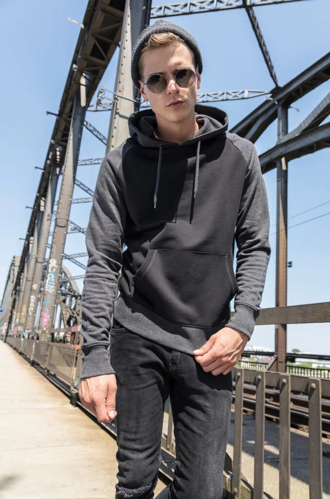 BUILD YOUR BRAND Raglan Hoody | BY077