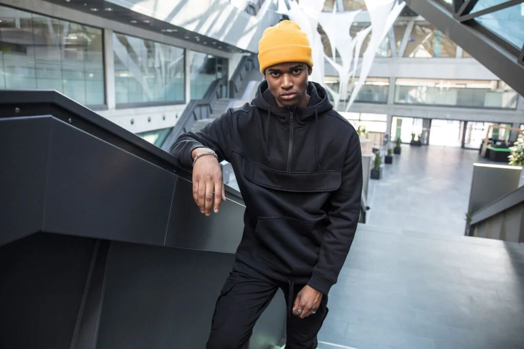 BUILD YOUR BRAND Sweat Pull Over Hoody | BY098