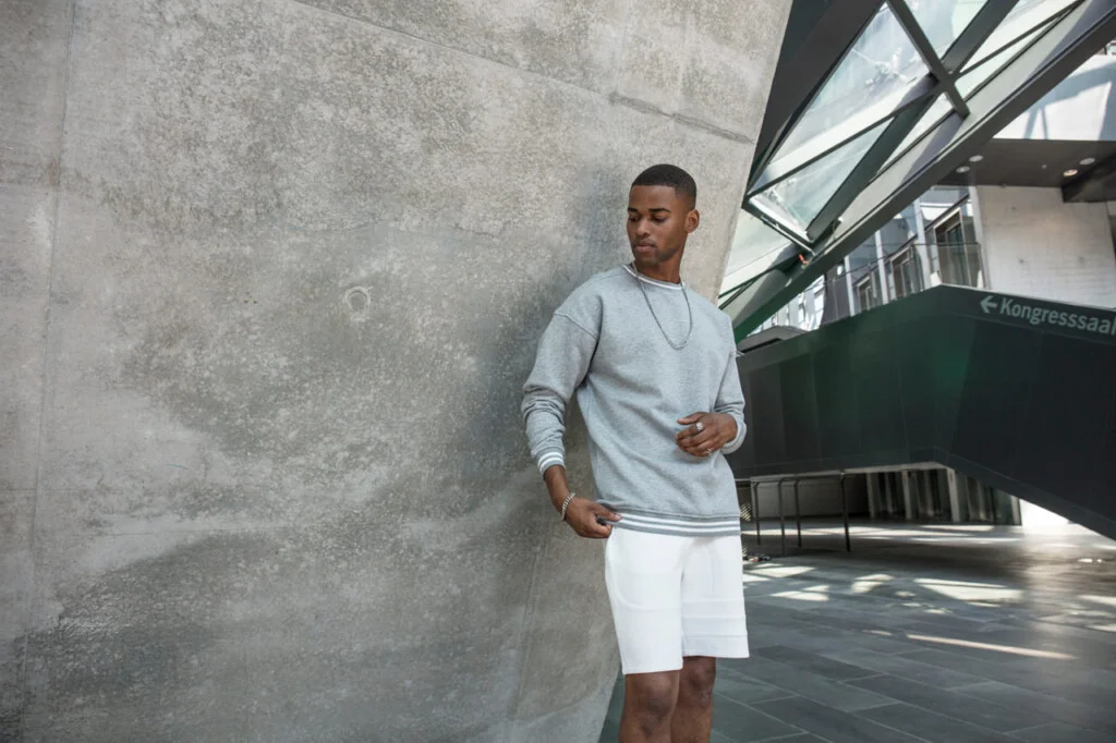 BUILD YOUR BRAND College Sweat Crew | BY104