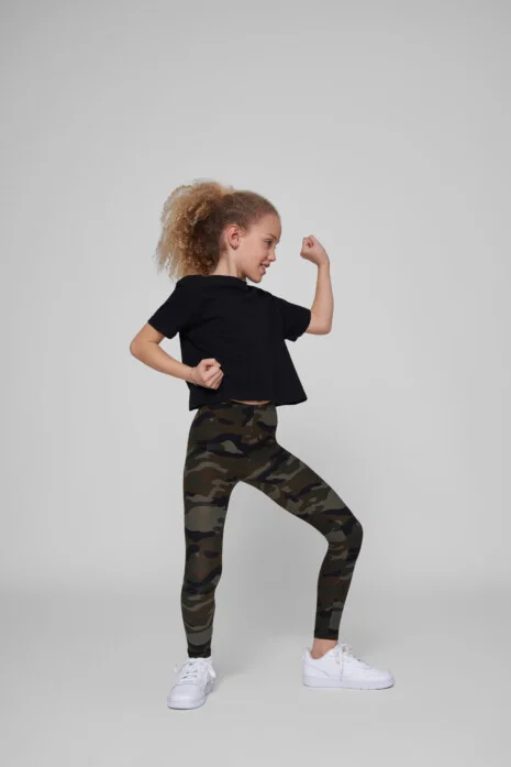 Girls Cropped Jersey Tee