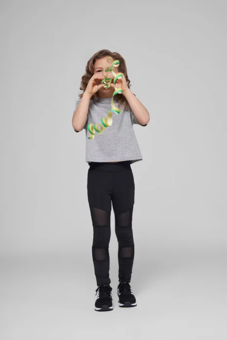 Girls Cropped Jersey Tee