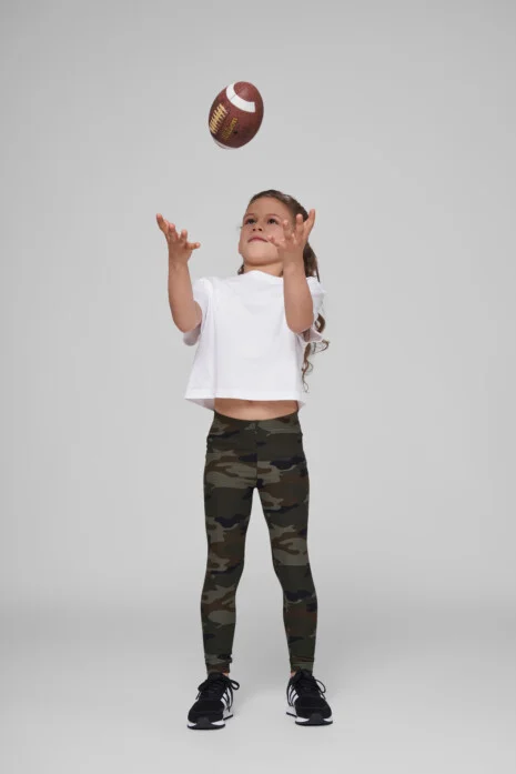 Girls Cropped Jersey Tee