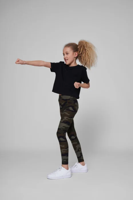 Girls Cropped Jersey Tee