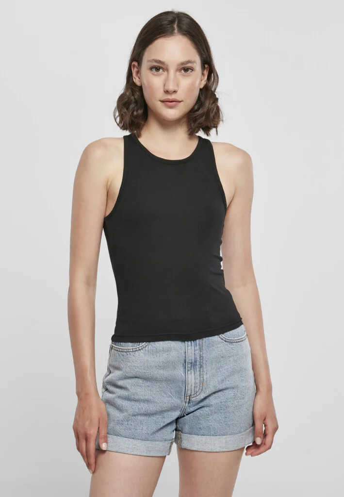 BUILD YOUR BRAND Ladies Racer Back Top | BY208