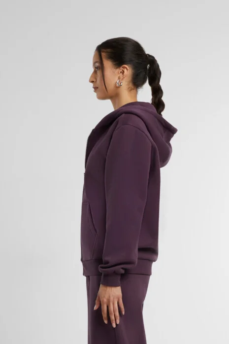 Ladies Fluffy Zip Hoody