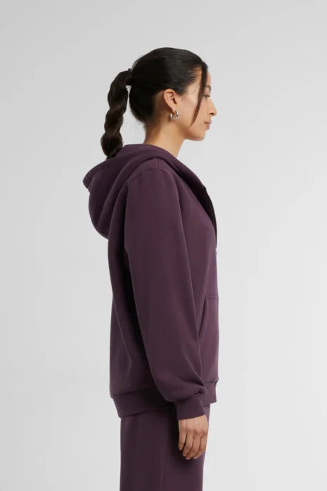 Ladies Fluffy Zip Hoody