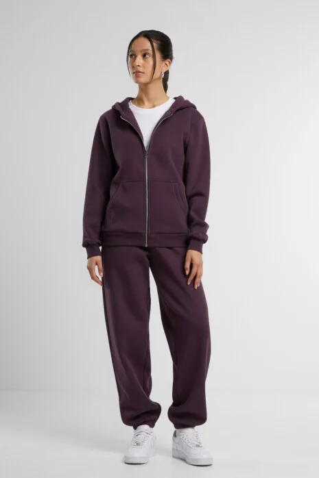 Ladies Fluffy Zip Hoody